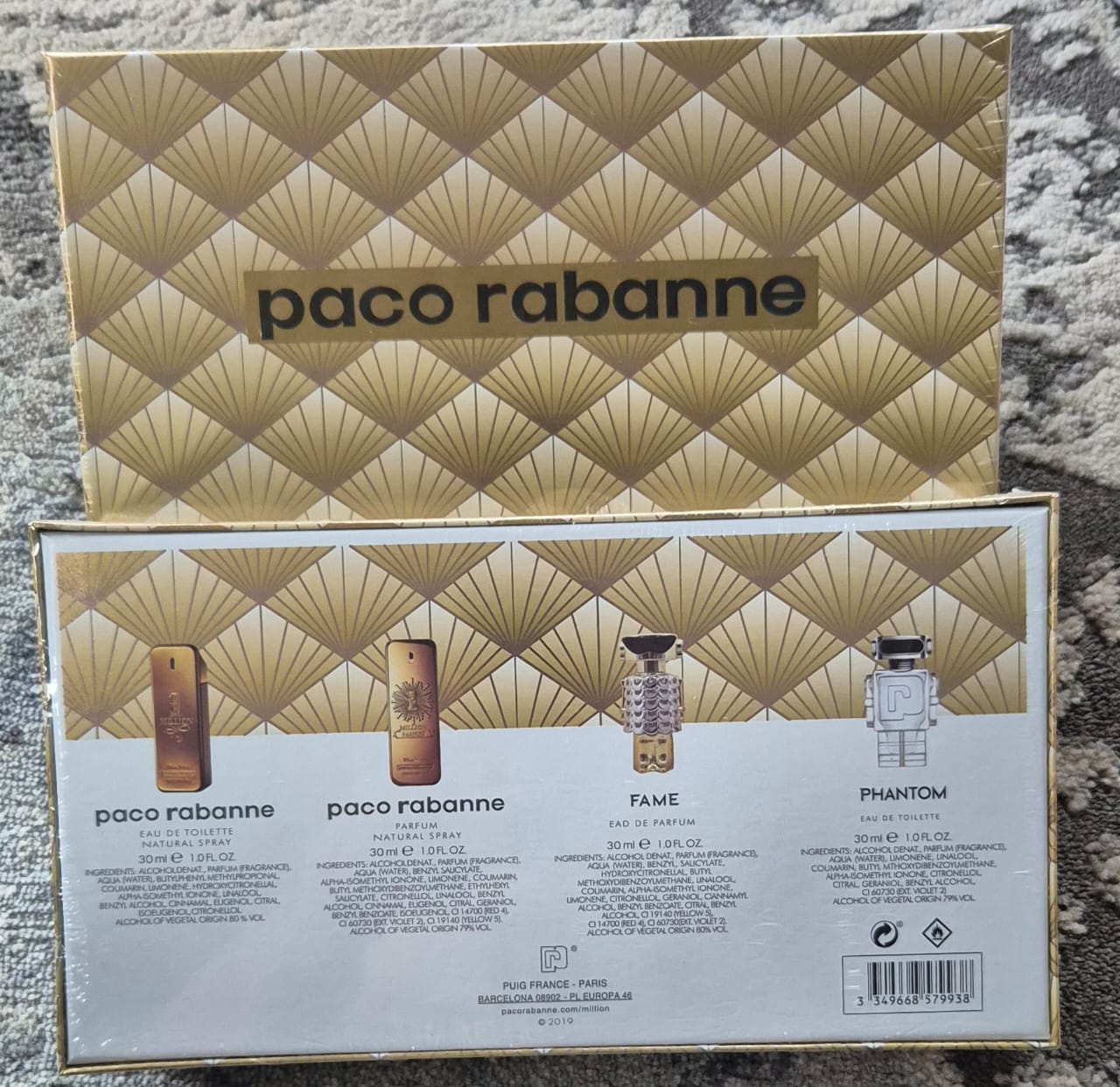 -Paco Rabanne 1 Million/ Phantom/Fame Set (4x30ml HIS & HERS