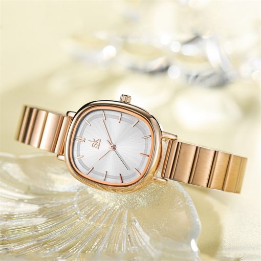 Shengke K0174 Ladies Watch – Rose Gold