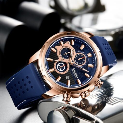Megir Men's 2101 Chronograph Watch – Blue