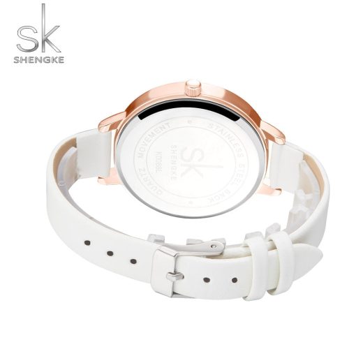 Shengke K0088 Ladies Watch – White