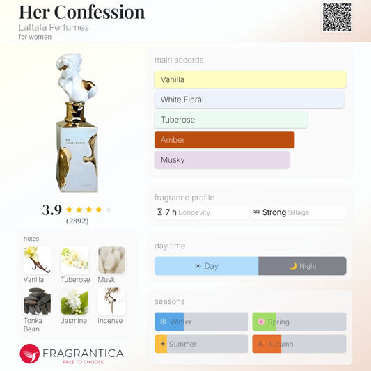 Her Confession By Lattafa EDP 100ml