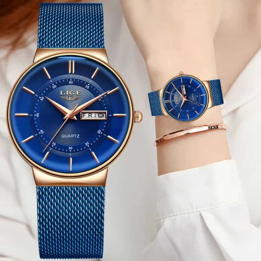 Lige 8859 Ladies Watch – Blue