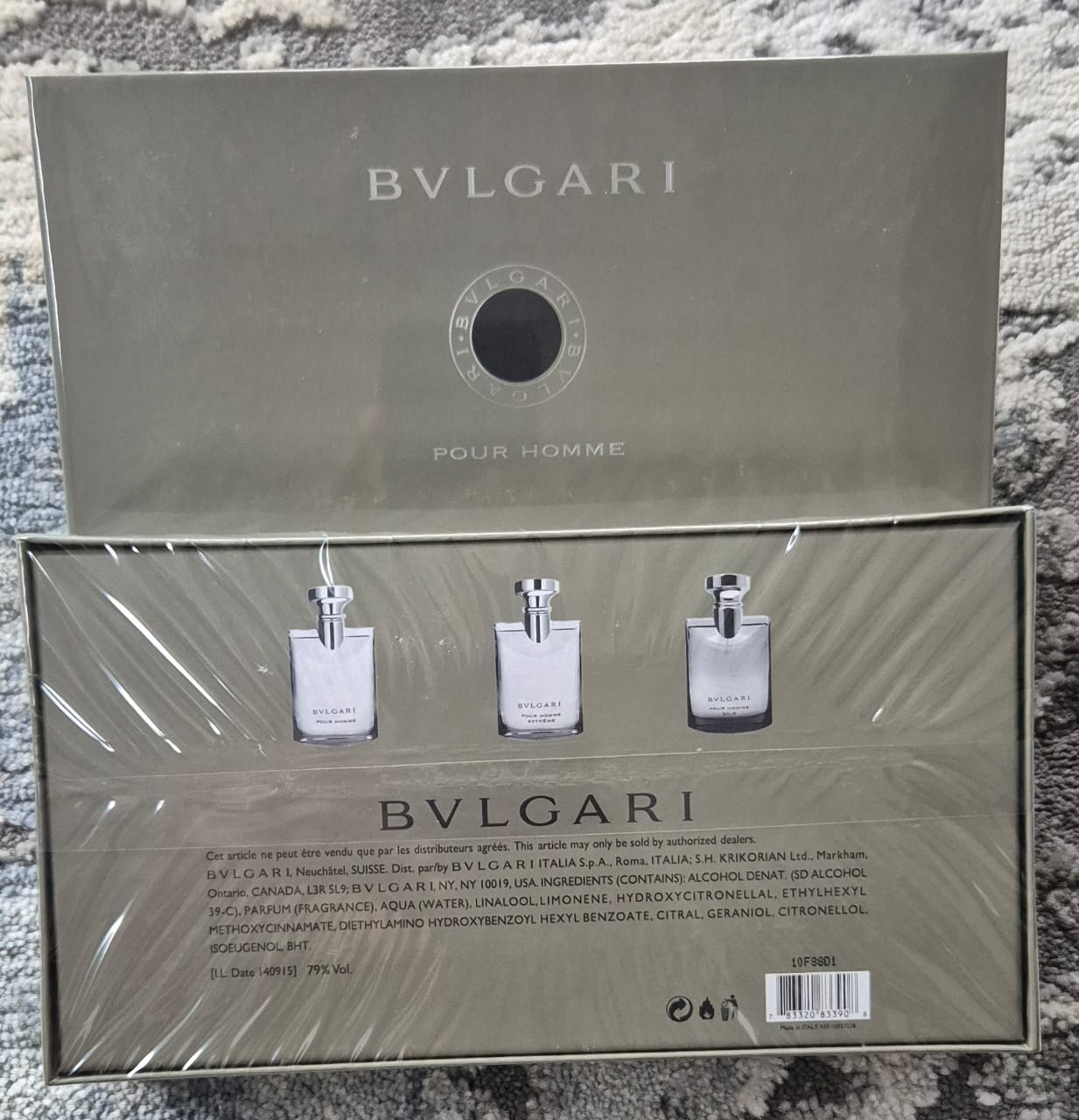 Bvlgari Pour Homme Set (3x30ml)