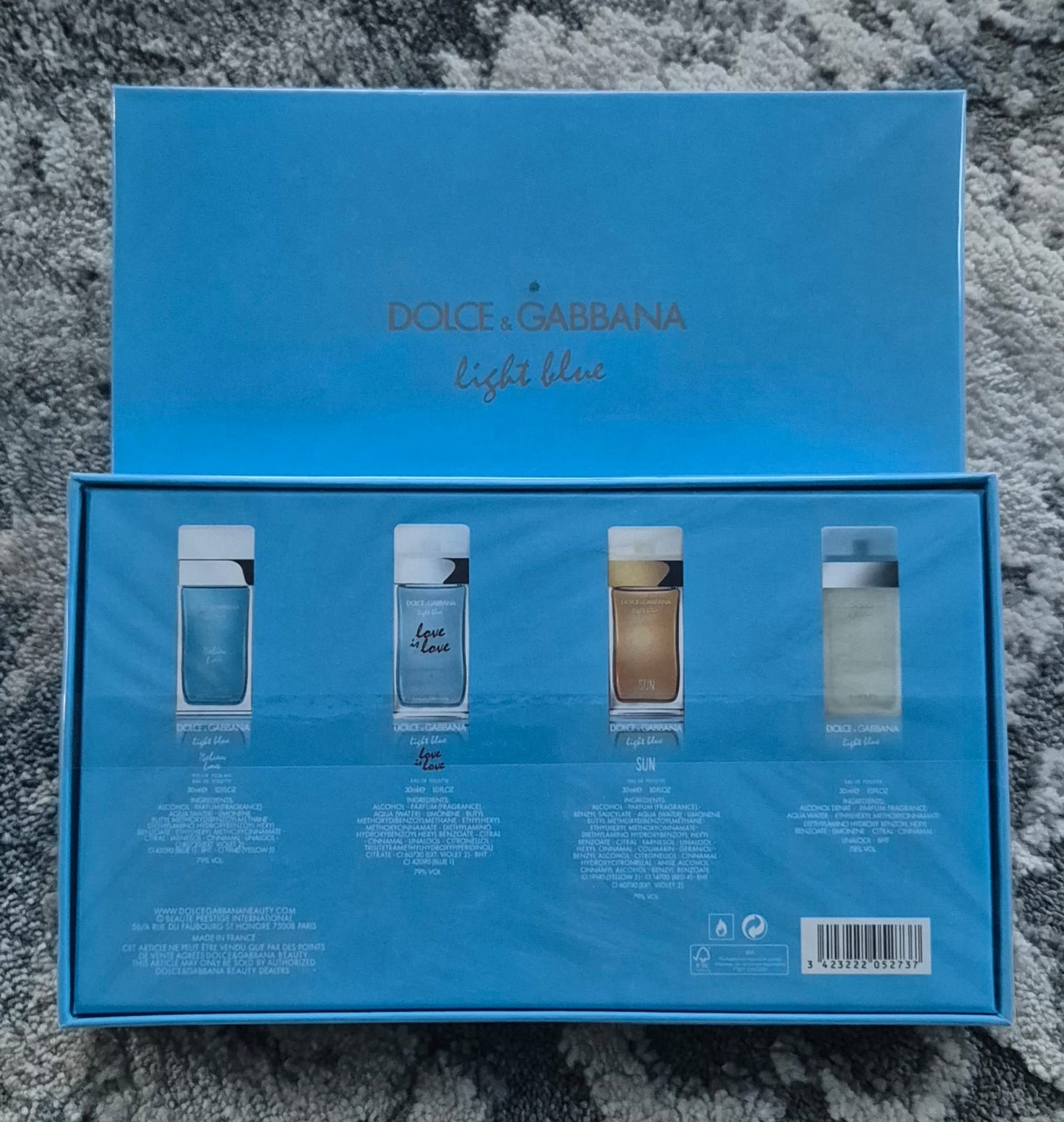 D&G Light Blue Set (4x30ml)