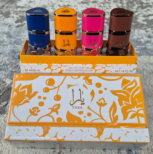 Yara /Asad His & Hers Gift Set 4x 35ml