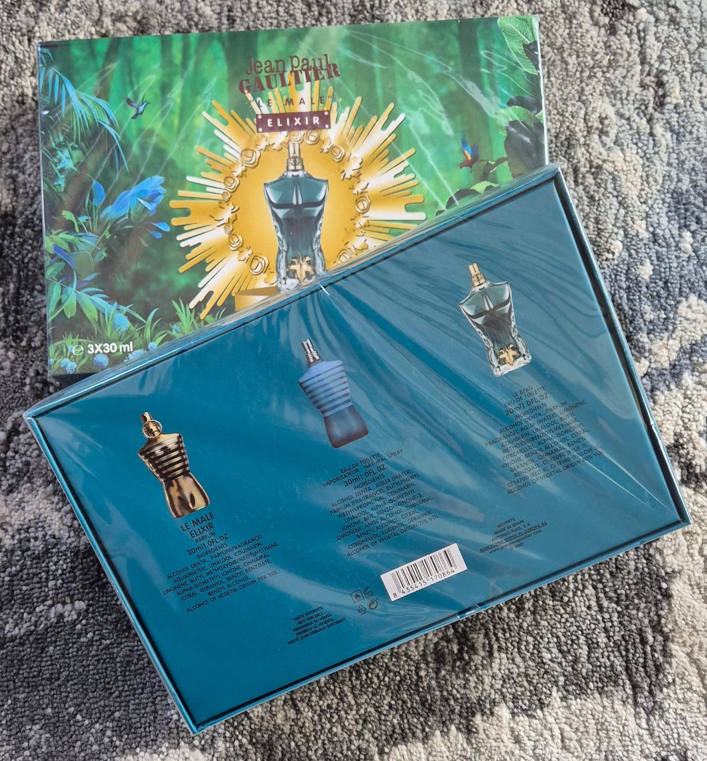 Jean Paul Gaultier Edt/Le Male Elixir/Le Beau Set (3x30ml)
