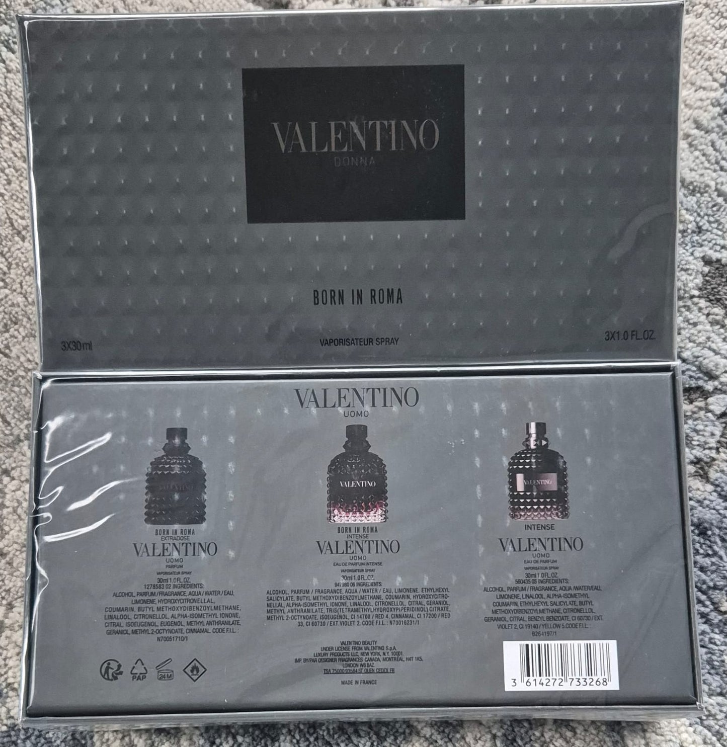 Valentino Uomo Born In Roma Set (3x30ml