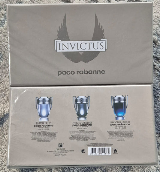 Paco Rabanne Invictus Set (3x30ml)