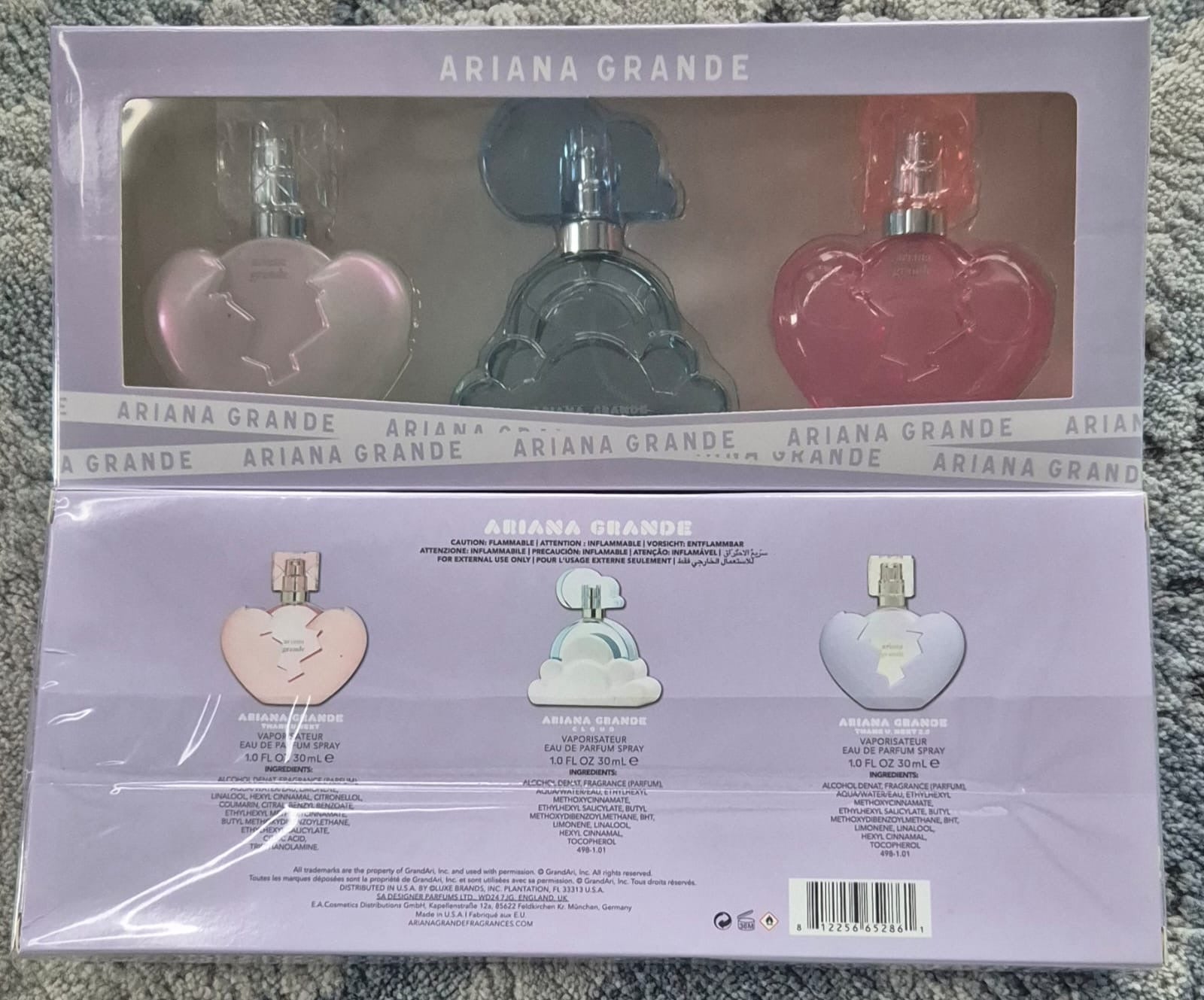 [完全生産限定品あり]Ariana Grande グッズセット Ariana Grande Cloud/Thank U Next/Set (3x30ml) (Ladies Gift Set