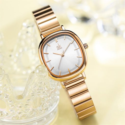 Shengke K0174 Ladies Watch – Rose Gold