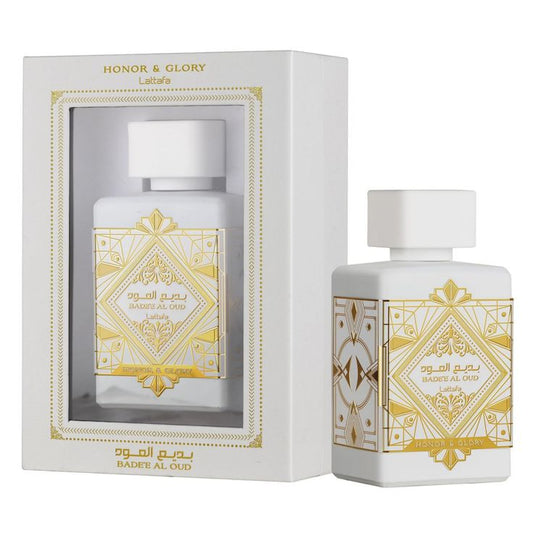Badee Al Oud Honour & Glory By Lattafa EDP 100ml (White) - UNISEX