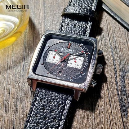 Megir 2182 Men's Chronograph Watch – Black
