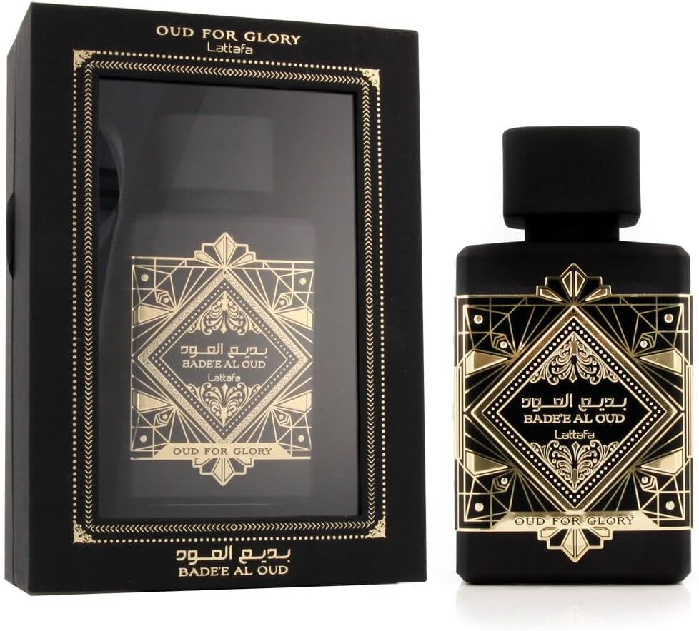 Badee Al Oud 'Oud For Glory' By Lattafa EDP 100ml (Black) - UNISEX
