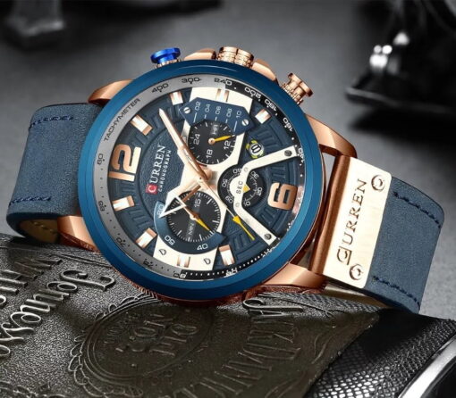 Curren 8329 Men's Chronograph Watch – Blue