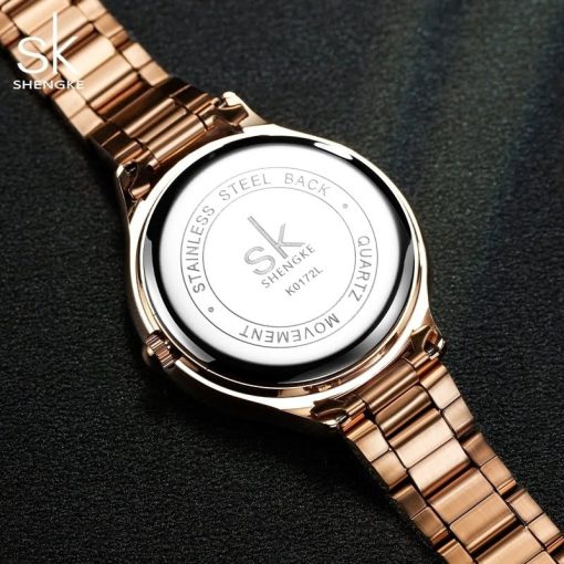Shengke K0172 Ladies Watch – Rose Gold