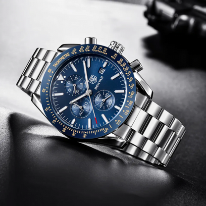Benyar 5140 Mens Stainless Steel Watch – Silver