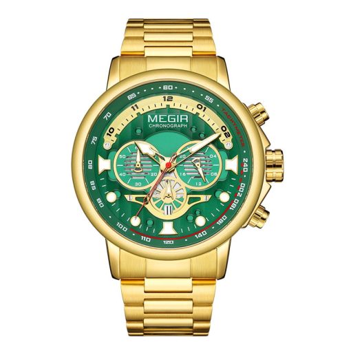 Megir 2223 Men's Chronograph Watch – Gold