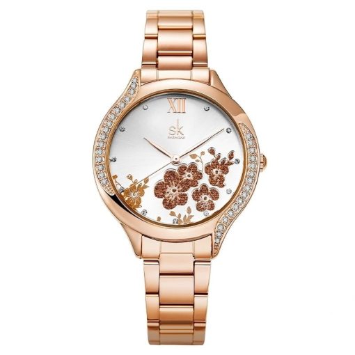 Shengke K0172 Ladies Watch – Rose Gold