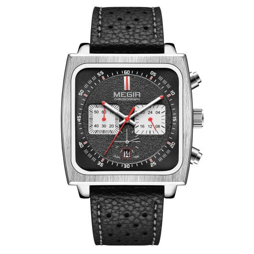 Megir 2182 Men's Chronograph Watch – Black