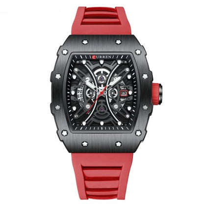Curren 8438 Men's Chronograph Watch – Red