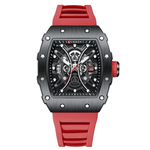 Curren 8438 Men's Chronograph Watch – Red