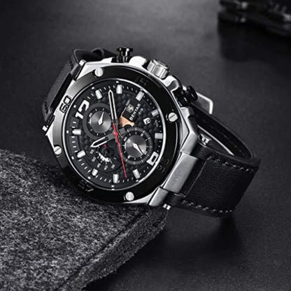 Benyar 5151 Men's Chronograph Watch – Black