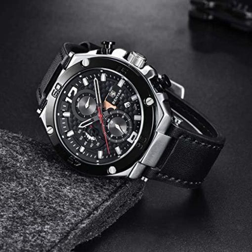 Benyar 5151 Men's Chronograph Watch – Black