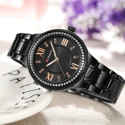 Curren 9004 Ladies Watch – Black