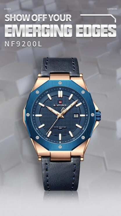 Naviforce 9200 Men's Chronograph Watch – Blue