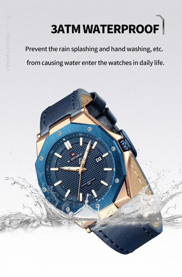 Naviforce 9200 Men's Chronograph Watch – Blue