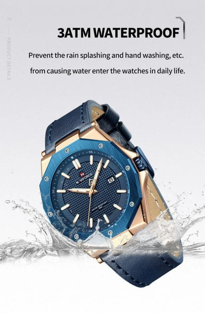 Naviforce 9200 Men's Chronograph Watch – Blue