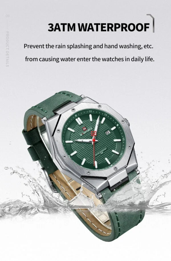 Naviforce 9200 Men's Chronograph Watch – Green