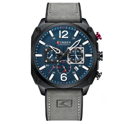 Curren 8398 Men's Chronograph Watch – Grey