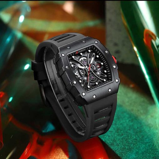 Curren 8438 Men's Chronograph Watch – Black
