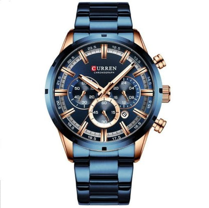 Curren 8355 Men's Chronograph Watch – Blue