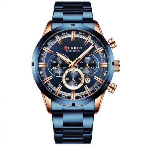 Curren 8355 Men's Chronograph Watch – Blue