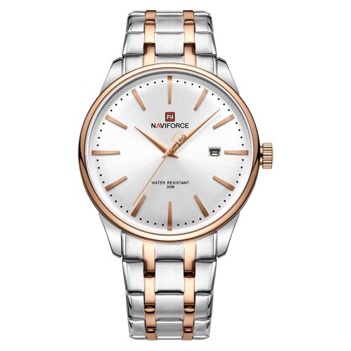 Naviforce 9230 Men's Watch – Silver/Gold