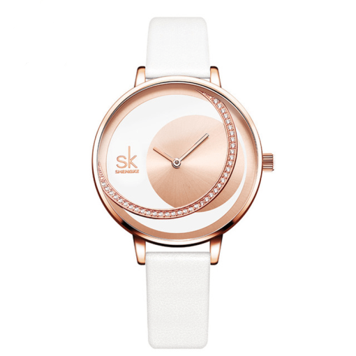 Shengke K0088 Ladies Watch – White