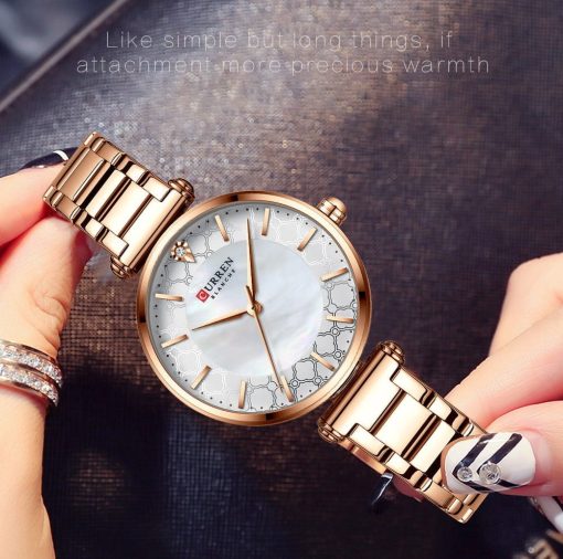 Curren 9072 Ladies Watch – Rose Gold