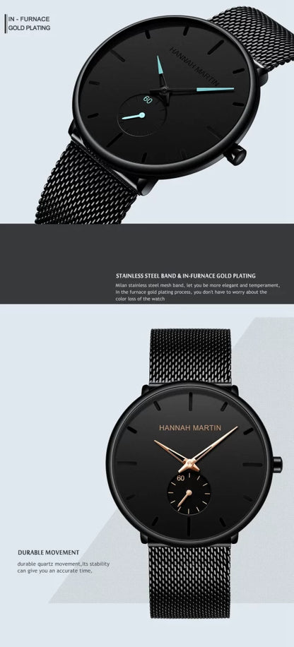 Hannah Martin HM-2140 Ladies Watch – Black