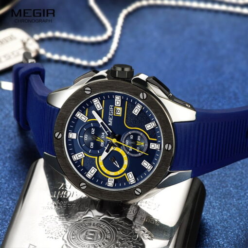 Megir 2054 Men's Chronograph Watch – Blue