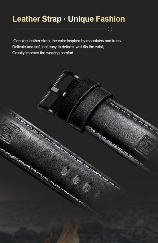 Naviforce 9197 Men's Analog/Digital Watch – Black