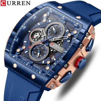 Curren 8442 Men's Chronograph Watch – Blue