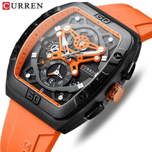 Curren 8442 Men's Chronograph Watch – Orange