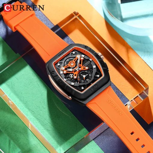 Curren 8442 Men's Chronograph Watch – Orange