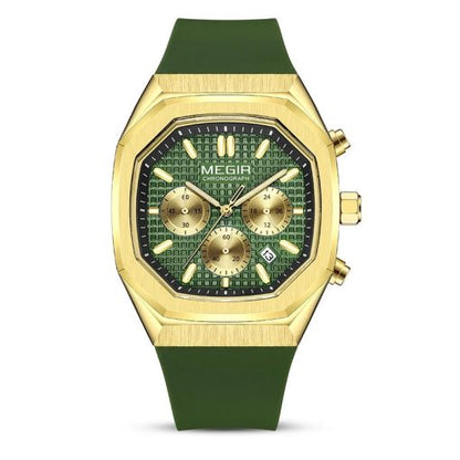 Megir 2215 Men's Chronograph Watch – Green