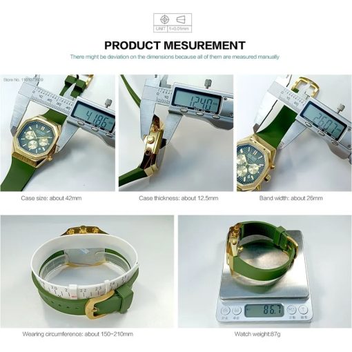 Megir 2215 Men's Chronograph Watch – Green