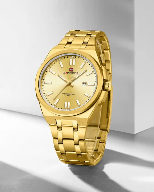 Naviforce 9226 Men's Watch – Gold