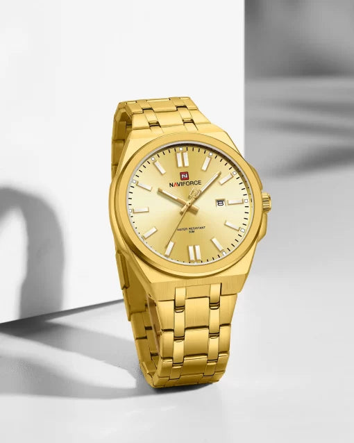 Naviforce 9226 Men's Watch – Gold