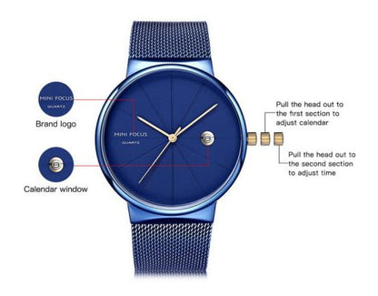 Mini Focus 0176 Men's Watch – Blue